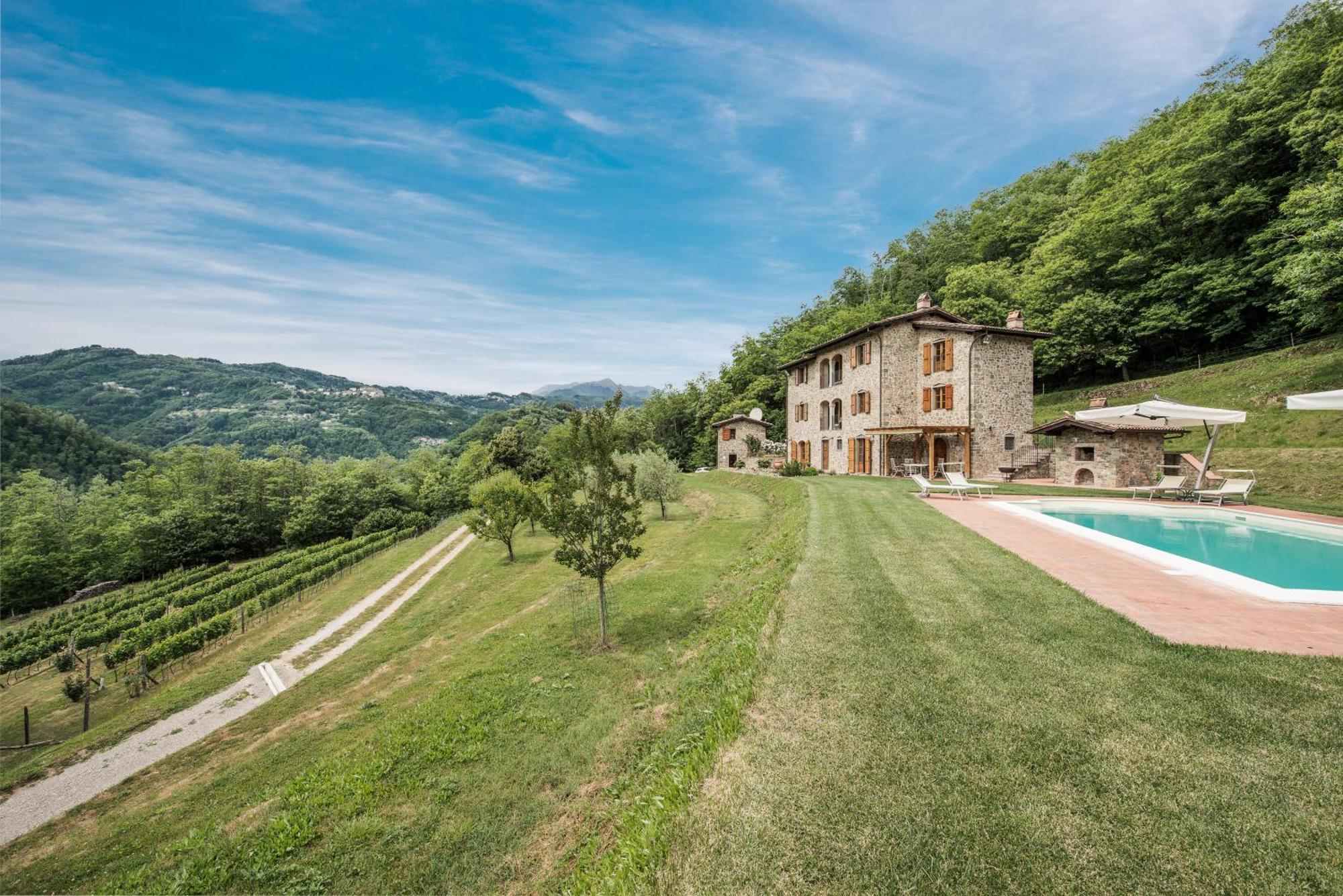 Casa Bachella Villa Bagni di Lucca Esterno foto